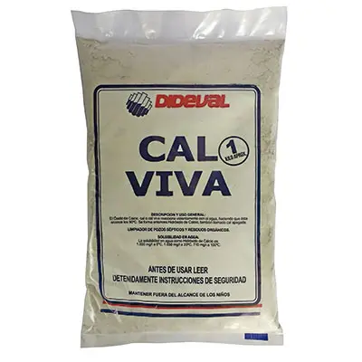 Cal Viva 1 Kg (Oxido De Calcio)
