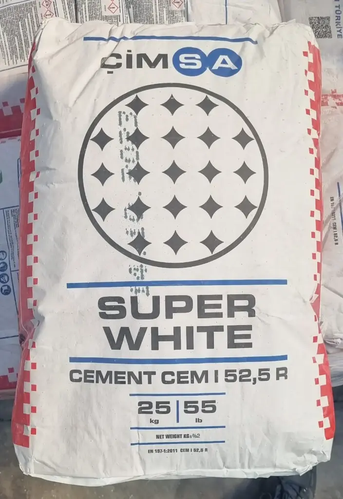 Cemento Blanco En Saco De 25 Kg
