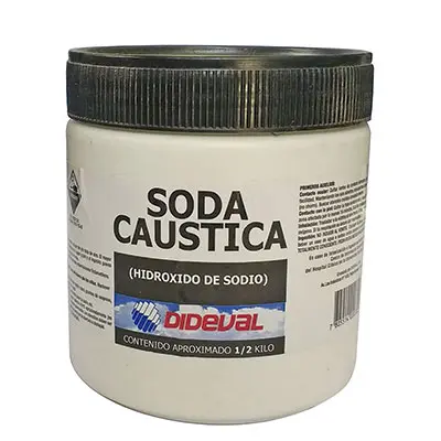 Soda Caustica Perla Pote 1/2 Kg