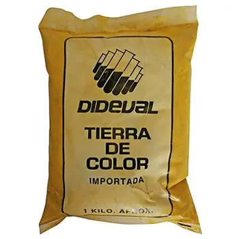 Tierra de Color Amarilla 1 Kg
