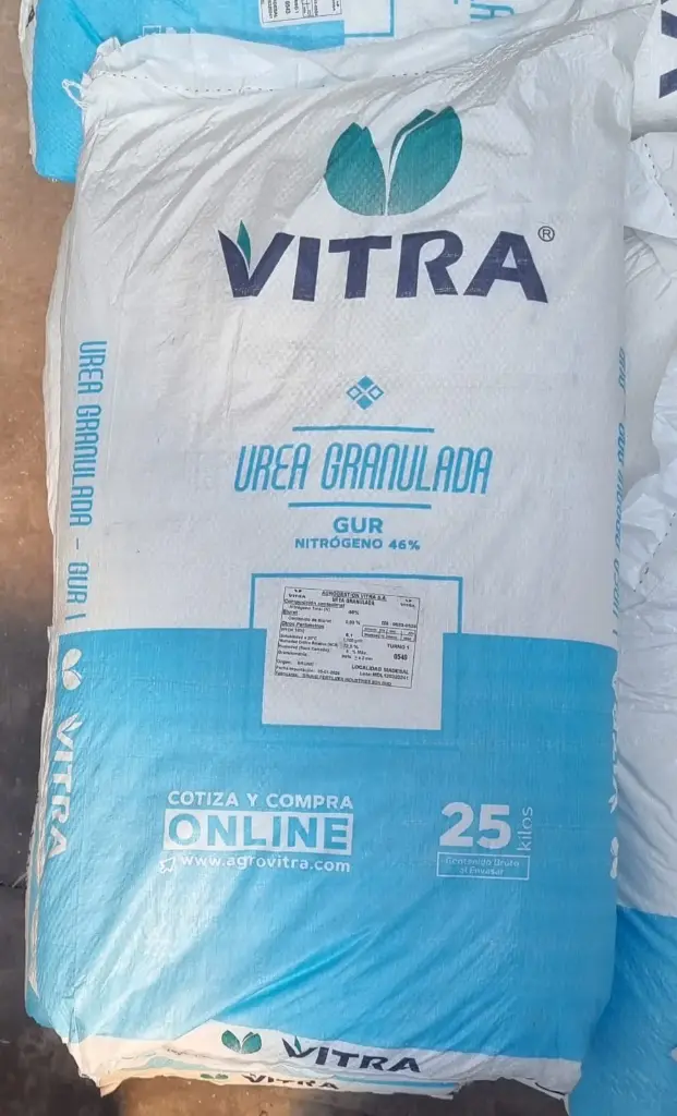 Urea en Saco de 25 Kg