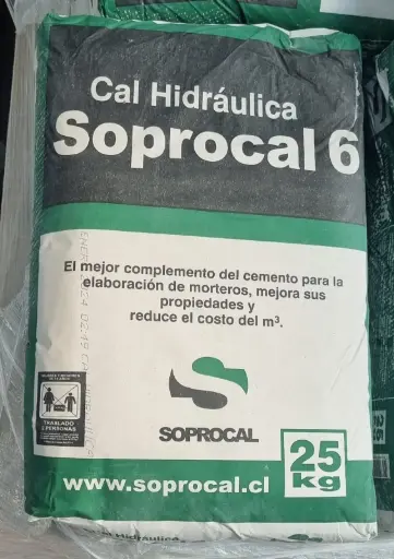 [CALHID01] Cal Hidraulica En Saco De 25 Kg