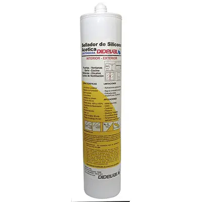 [SILI014] Sellador Acrilico Pintable 280 Ml Blanco